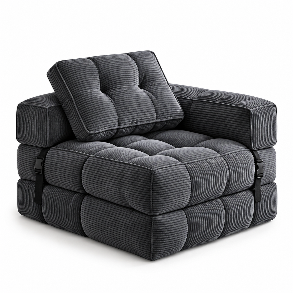 Pouf canapé 3-en-1