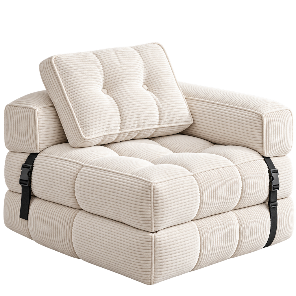 Pouf canapé 3-en-1