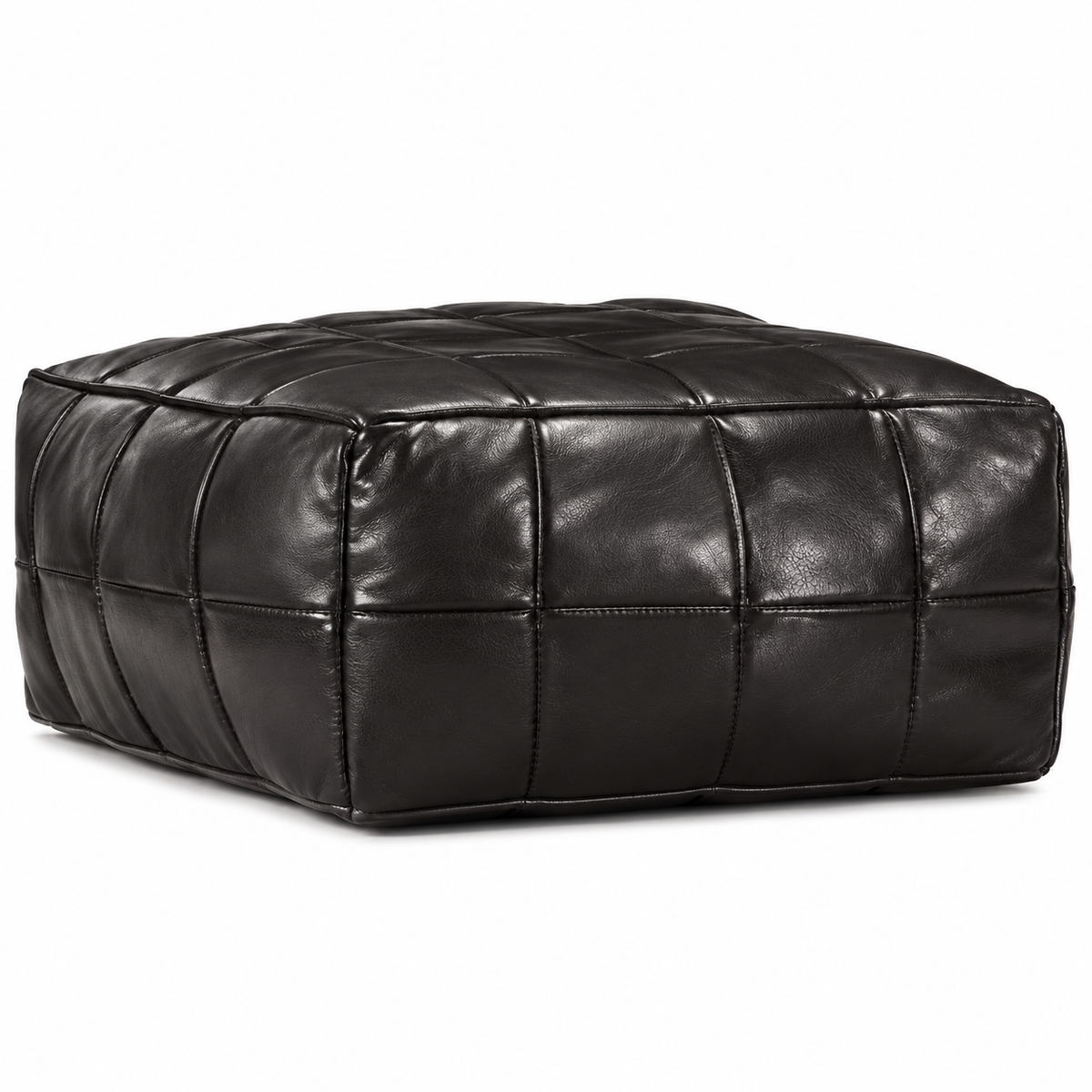 Pouf Cuir Large