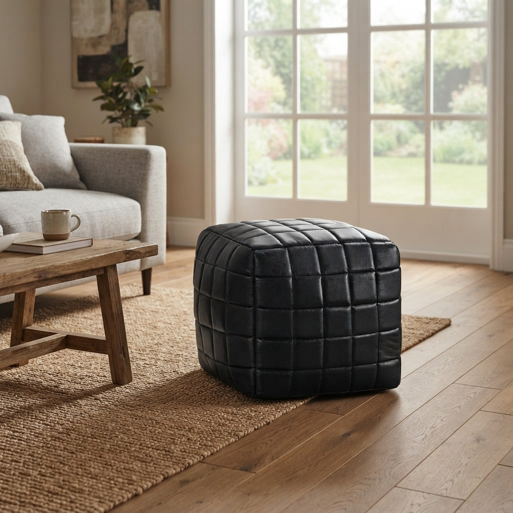 Pouf Cuir Stantard