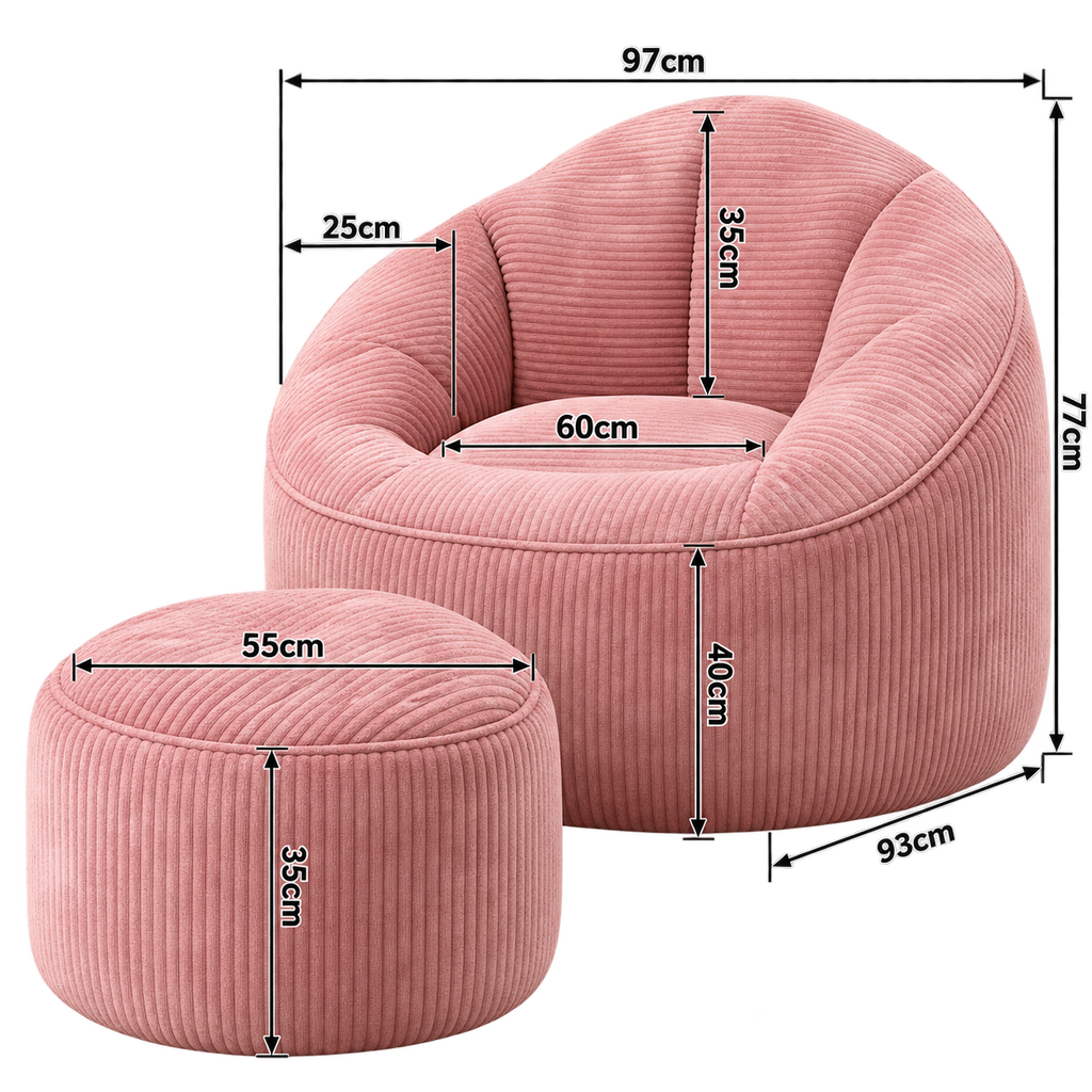 Pouf Fauteuil Moelleux