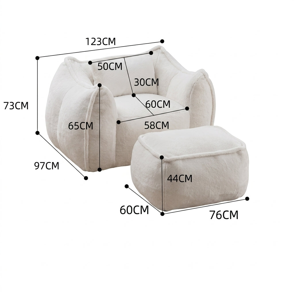 Pouf Fauteuil Moderne