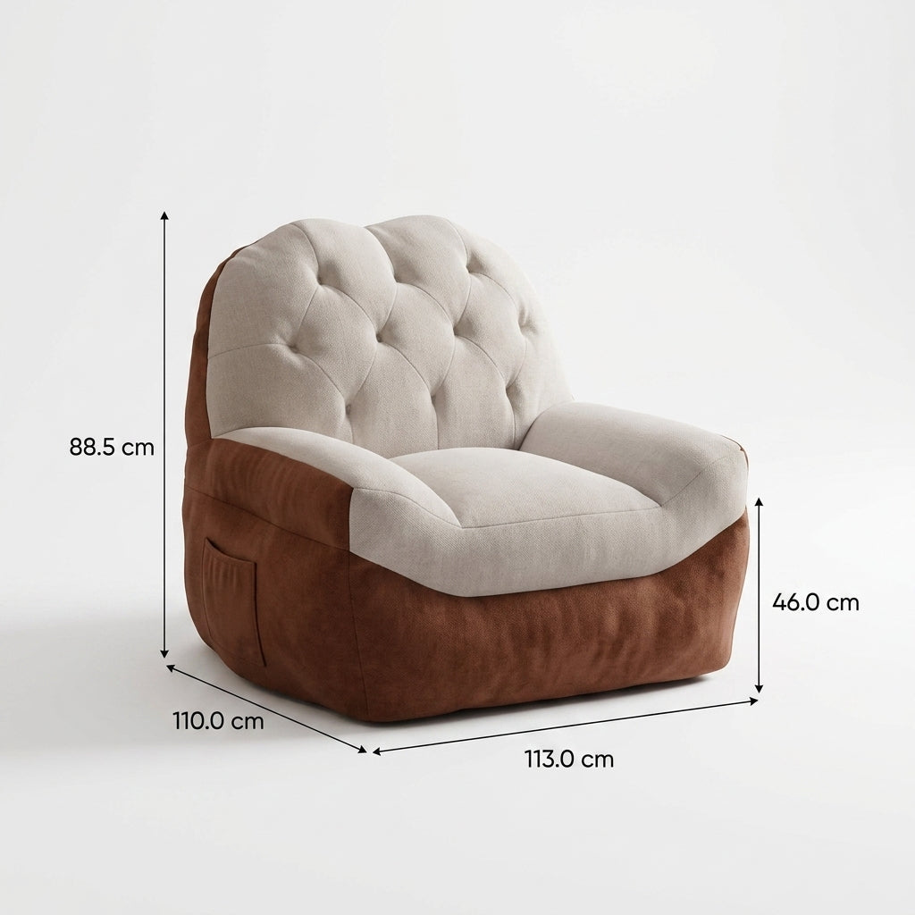 Pouf Fauteuil Rembourré