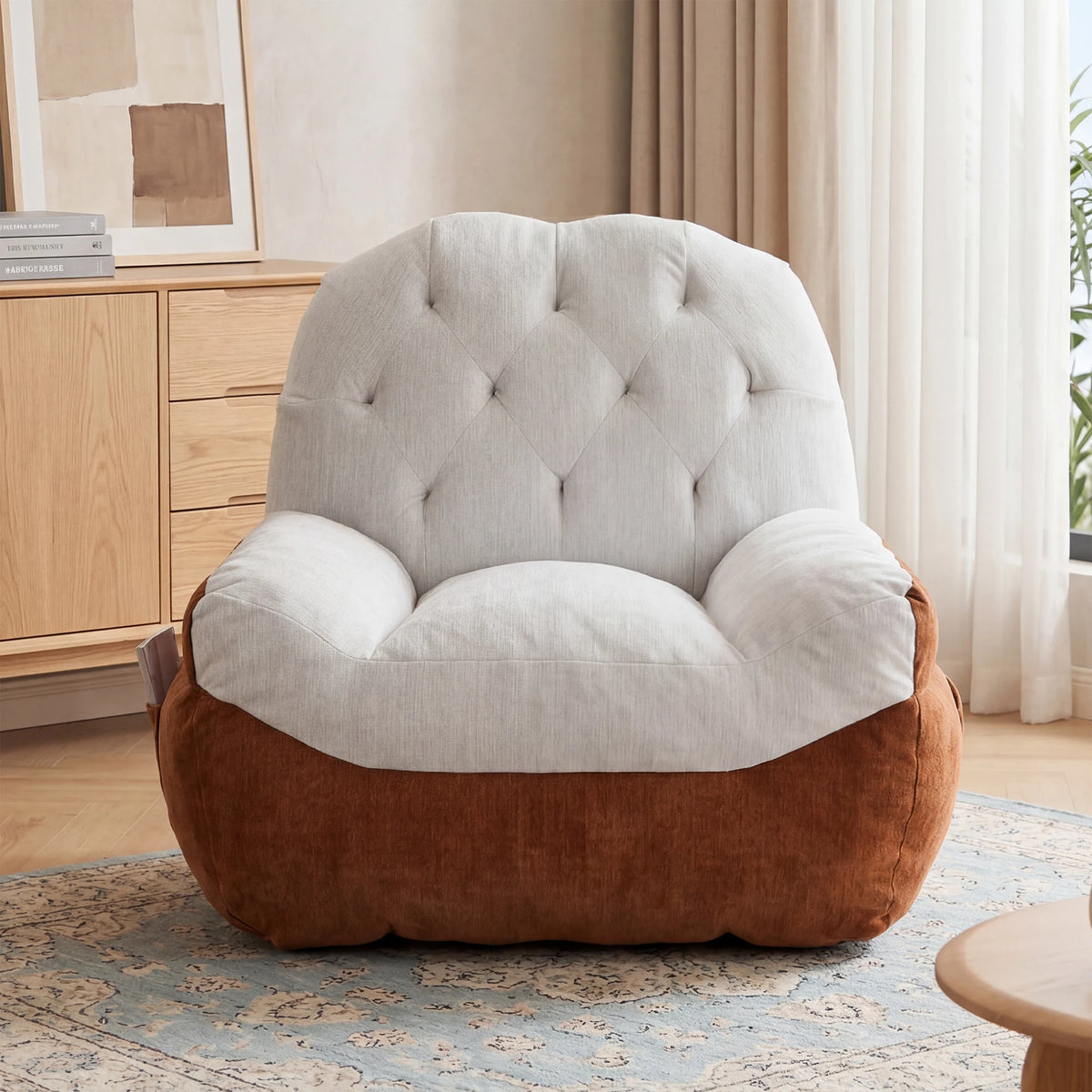 Pouf Fauteuil Rembourré